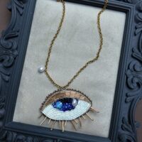 Eye Necklace, handmade jewellery