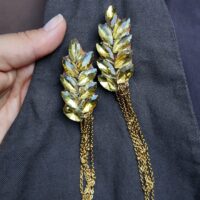 Wheat Ear Brooch, handmade jewellery