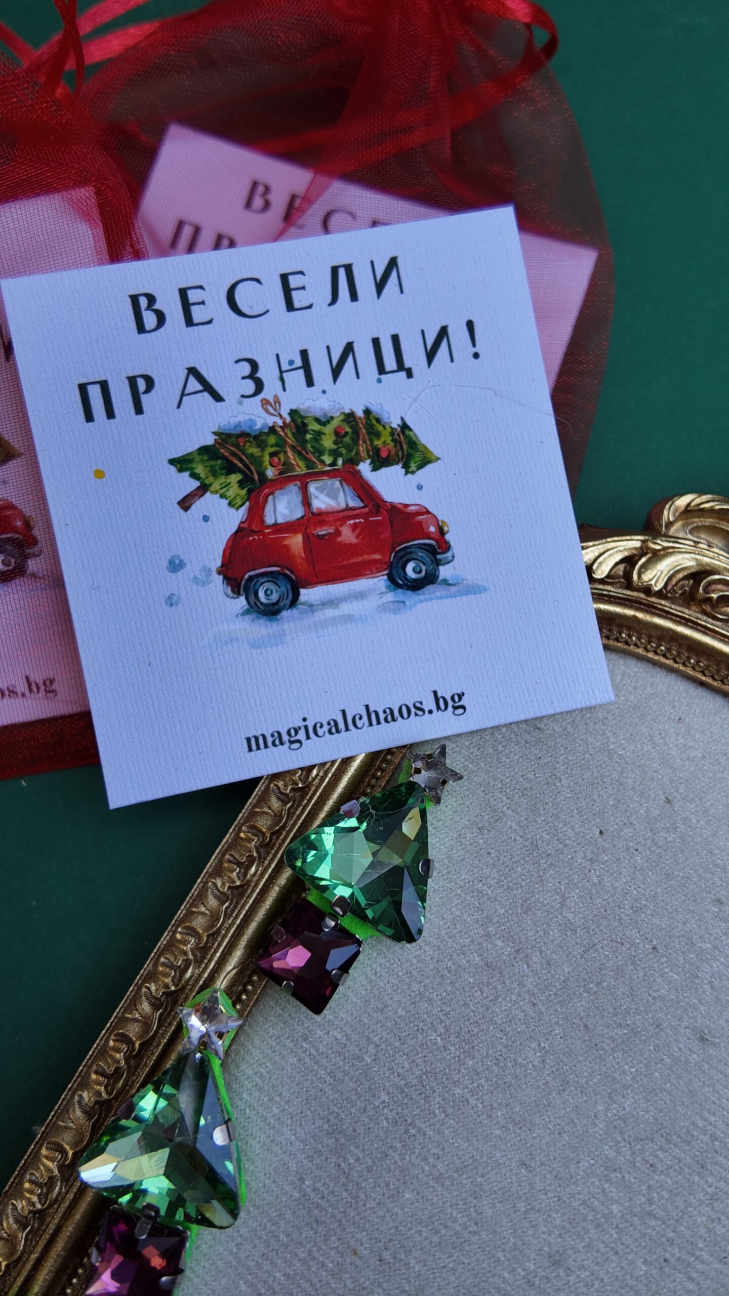 Брошка "Кристална елхичка" - Image 4