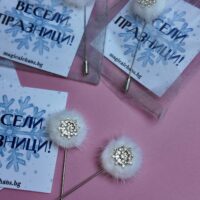 Snowflake Brooch, handmade jewellery