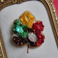 Autumn Leaf 1 Brooch, handmade jewellery